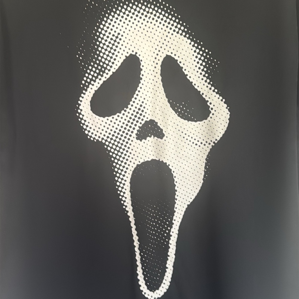 Black Ghost Face 96 Button-Up Jersey - Picture 3 of 8